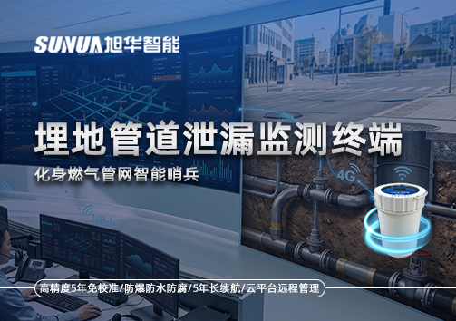 阀井、地下管网全覆盖：埋地管道泄漏监测终端化身燃气管网智能哨兵